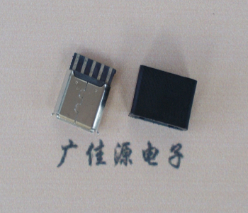 池州麦克-迈克 接口USB5p焊线母座 带胶外套 连接器