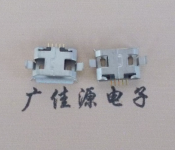 池州小型usb 5p micro母座 沉板无柱 有卷边 度雾锡