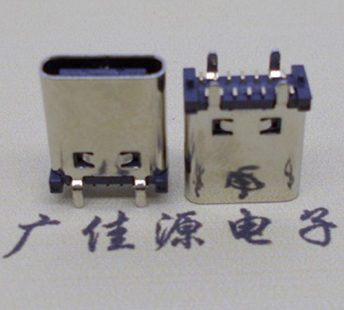 池州立式贴板type-c14p母座长10.0mm