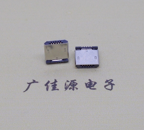 池州micro usb 5p公头 短体插板H=5.9立插