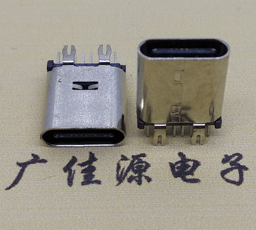 池州直立式type-c14p母座接口 usb type-c连接器