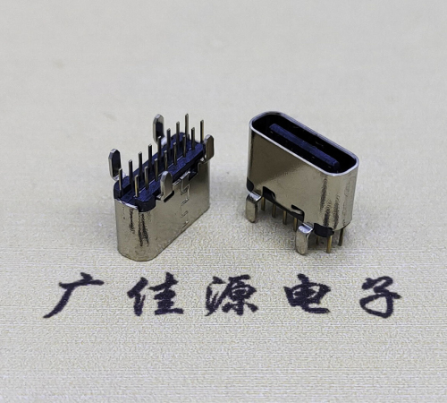 池州USB 3.1TYPE C直插母座16Pin引脚图正负极规范